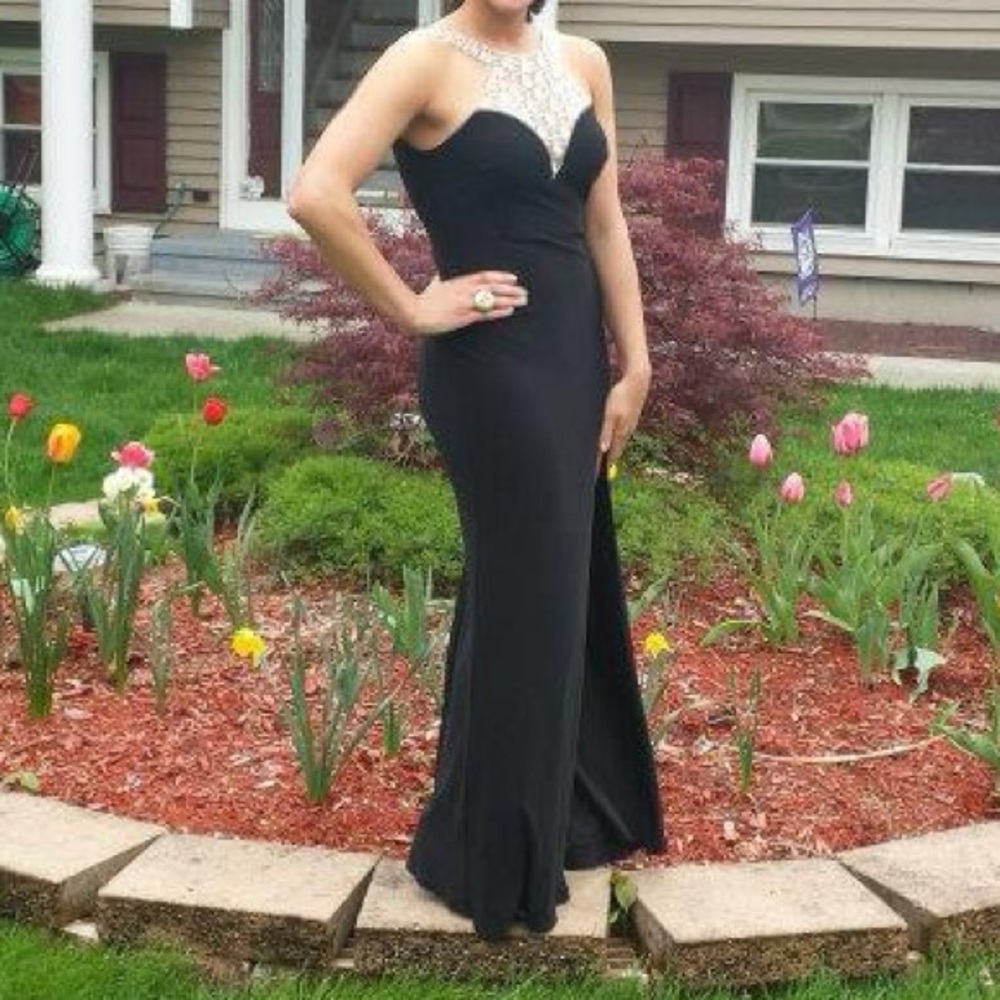 La Femme Black Gown - Size 6